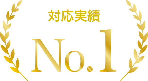 対応実績NO.1