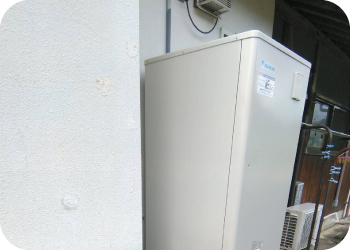 三菱電機温水器からﾀﾞｲｷﾝエコキュートへの取替工事