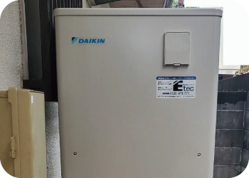 三菱電機温水器からﾀﾞｲｷﾝエコキュートへの取替工事