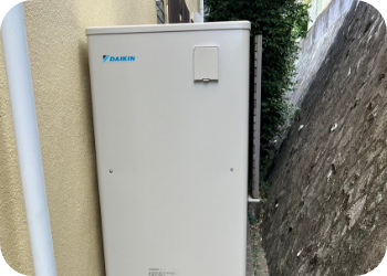 ガス給湯器からダイキンエコキュートへ取替工事