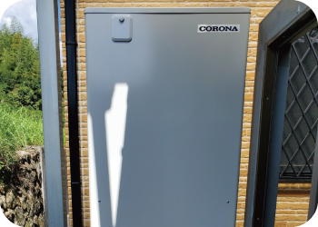 日立電機温水器からコロナエコキュートへの取替工事