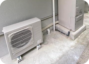 三菱電機温水器から三菱エコキュートへの取替工事