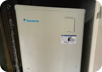 日立電機温水器からダイキンエコキュートへ取替工事