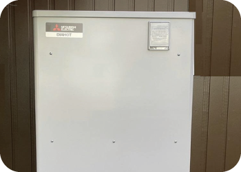 ナショナル電気温水器から三菱エコキュートへの取替工事